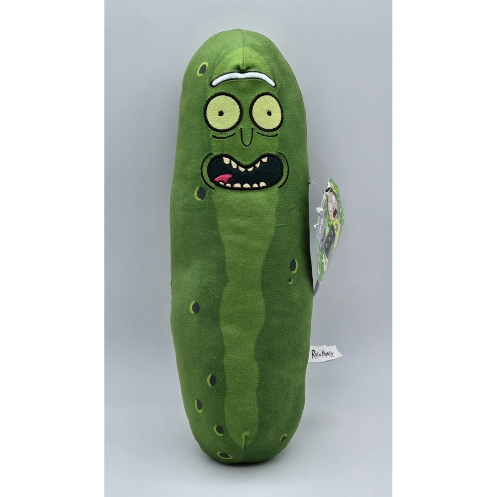 Pickle Rick Plush 13 Inch Stuffed Toy Character Rick and Morty Adult Swim